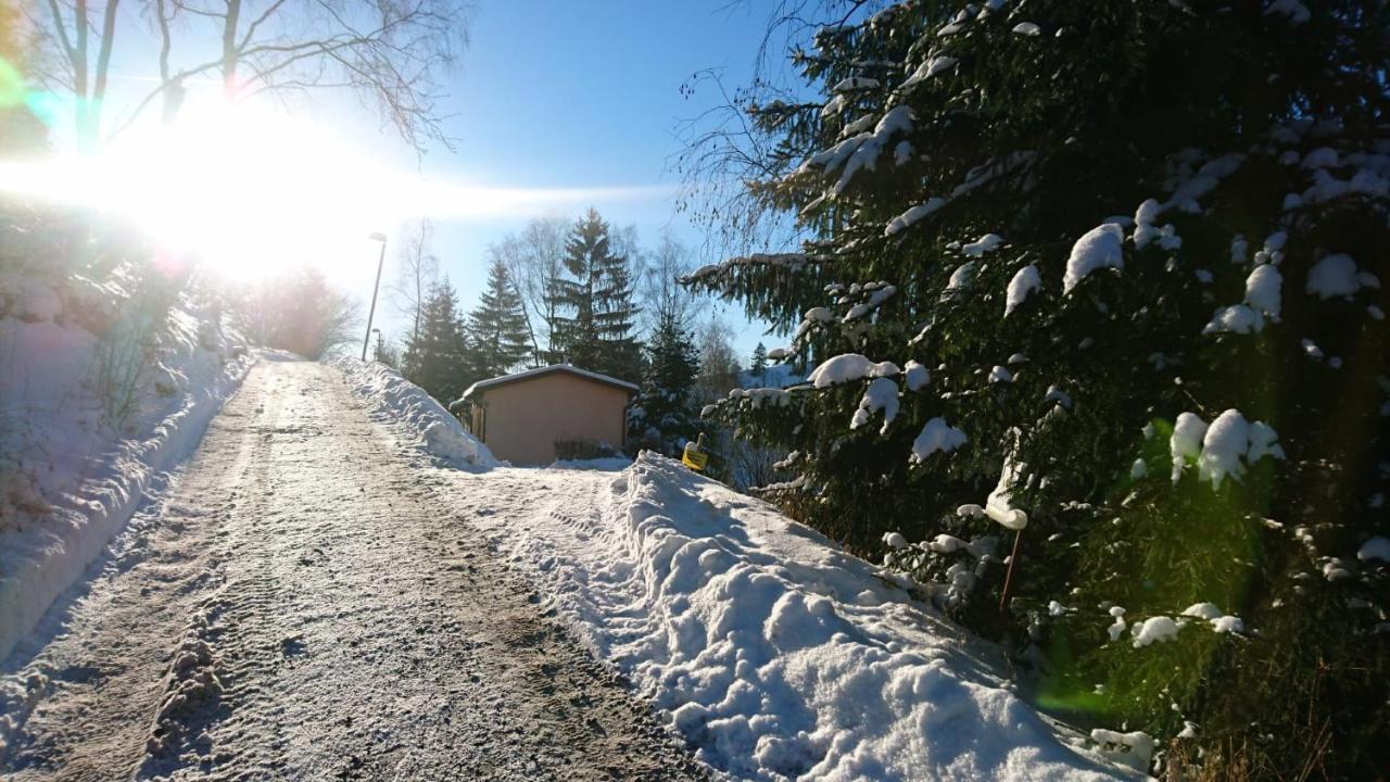 Ruhiges Ferienhaus Am Waldrand Mit Sauna Und Kamin - Hellaberg II Langenbach  Esterno foto